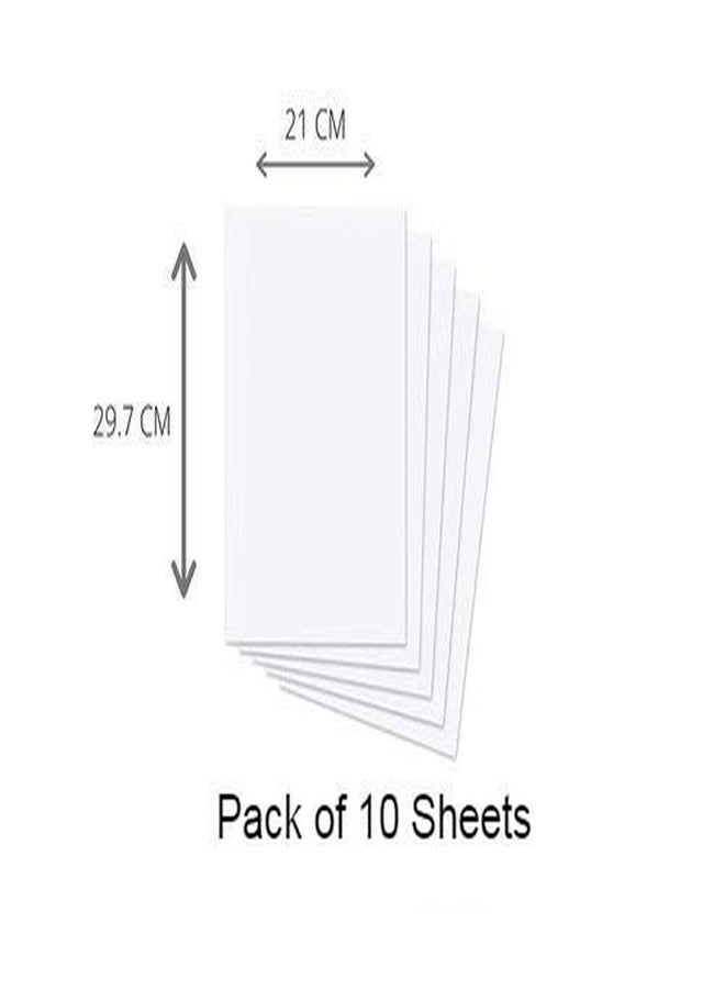 Smartsolve Water Soluble Paper (A4 size, 10pt, 190 GSM) -Pack of 10 Sheets - Image 2
